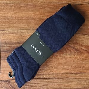 Alfani 4 pack navy dress socks